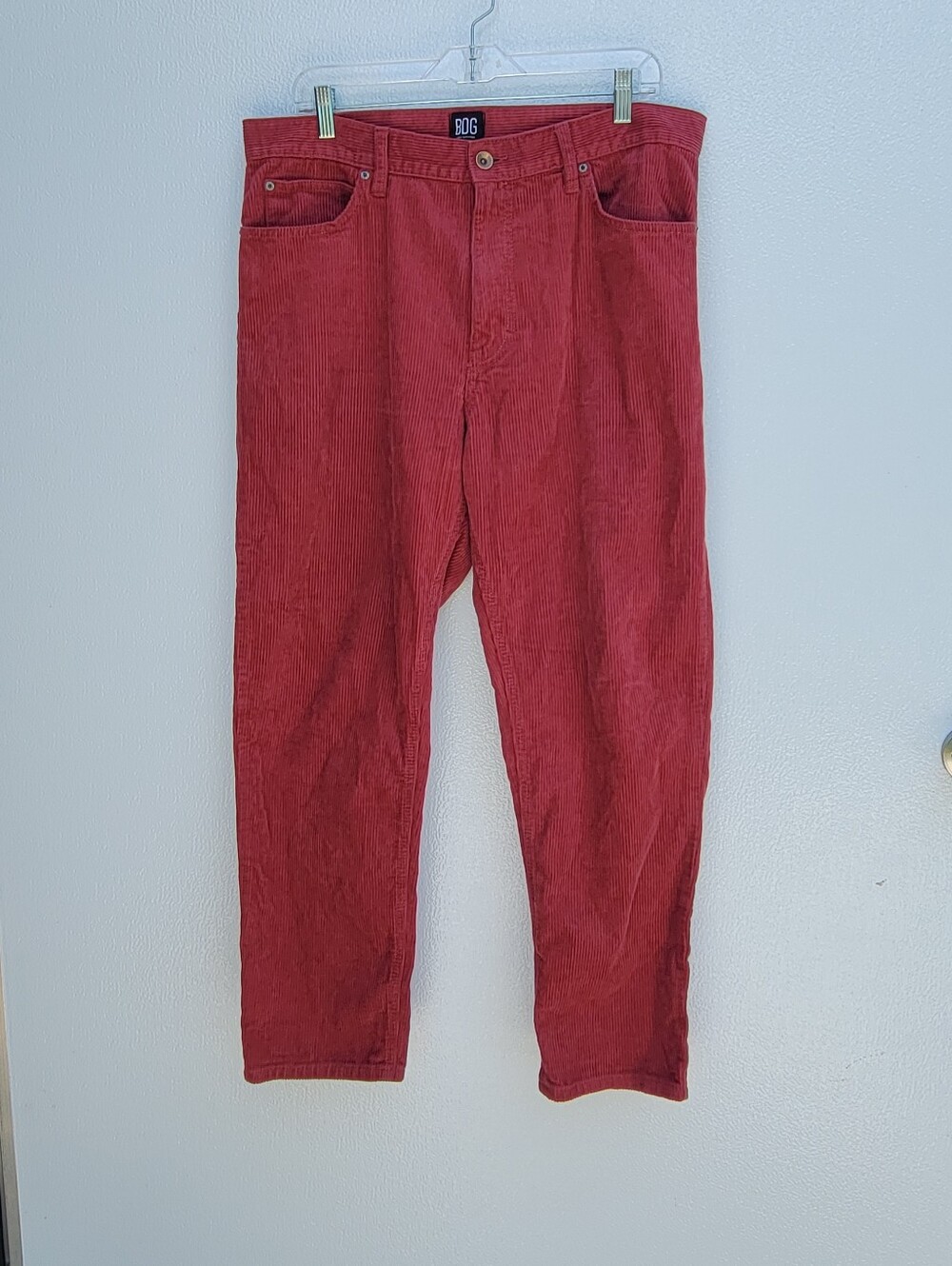 BDG Men's Red Corduroy Pants Size 32/ 34
